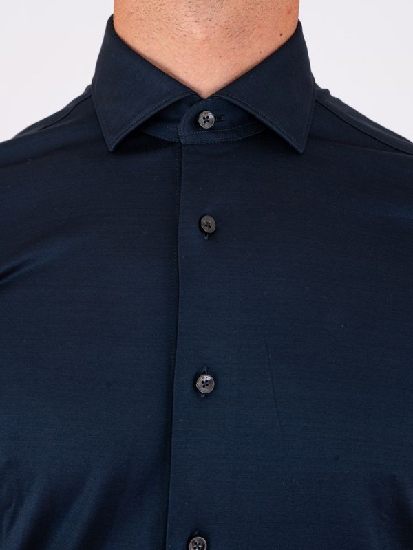 4. Xacus Men's Cotton Jersey Shirt Blue Xacus 11462.j558ml