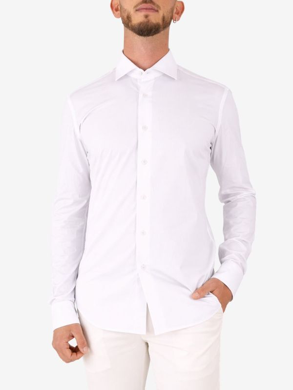 1. Chemise en jersey de coton pour homme Xacus Blanc Xacus 11462.j558ml