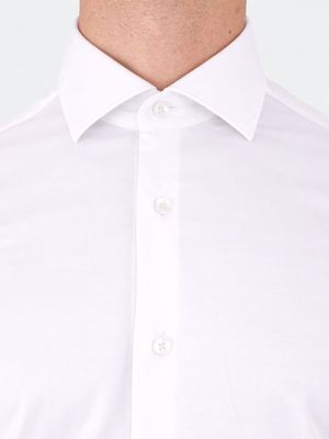 4. Chemise en jersey de coton pour homme Xacus Blanc