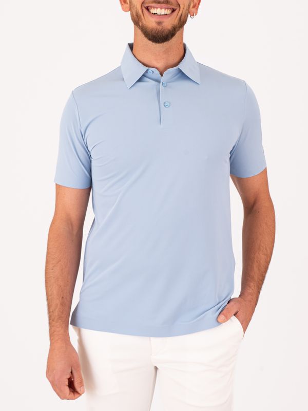 1. Polo Uomo Heskimo in Nylon Tecnico Celeste HèSKIMO he1410003