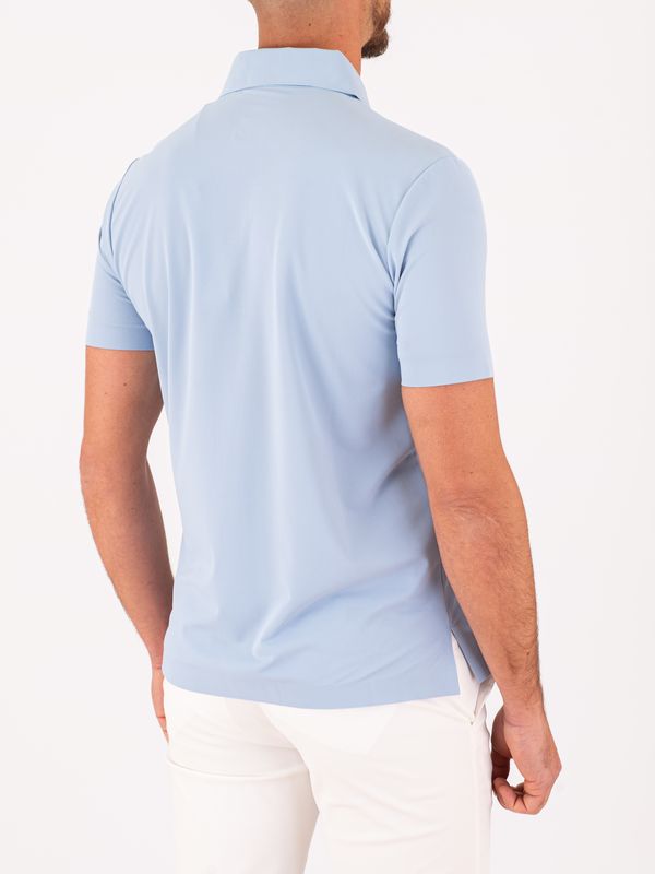 3. Polo Uomo Heskimo in Nylon Tecnico Celeste HèSKIMO he1410003