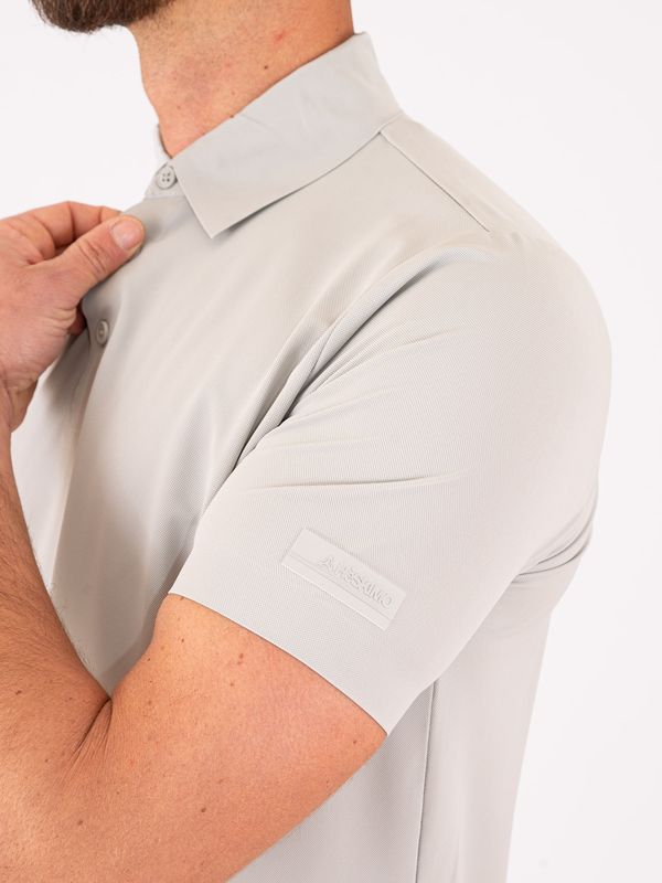4. Polo Uomo Heskimo in Nylon Tecnico Grigio HèSKIMO he1410003