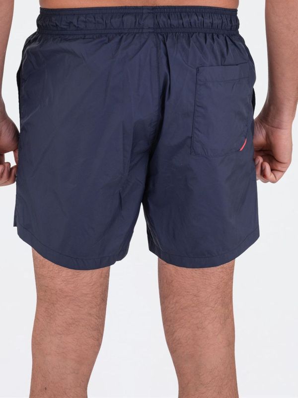 3. Boxer Mare Uomo HUGO con Logo a Contrasto e Asciugatura Rapida Blu Hugo 50469312