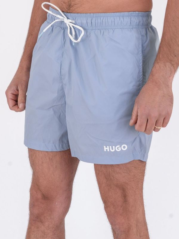 2. Boxer de bain pour homme HUGO avec logo contrastant et séchage rapide Céleste Hugo 50469312