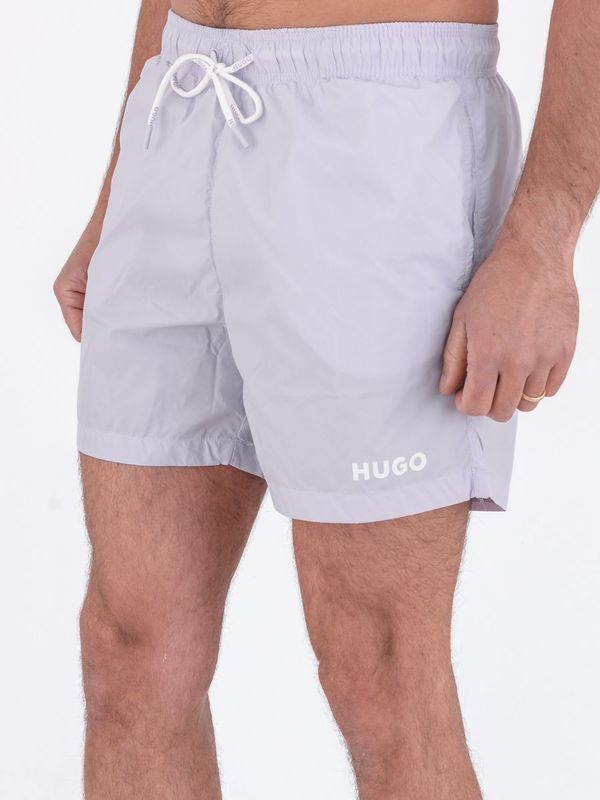 2. Boxer Mare Uomo HUGO con Logo a Contrasto e Asciugatura Rapida Lilla Hugo 50469312