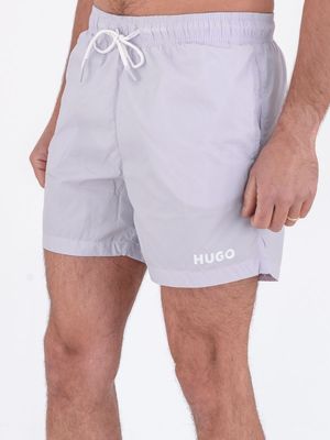 2. Boxer Mare Uomo HUGO con Logo a Contrasto e Asciugatura Rapida Lilla