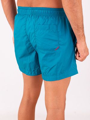 3. Boxer Mare Uomo HUGO con Logo a Contrasto e Asciugatura Rapida Ottanio