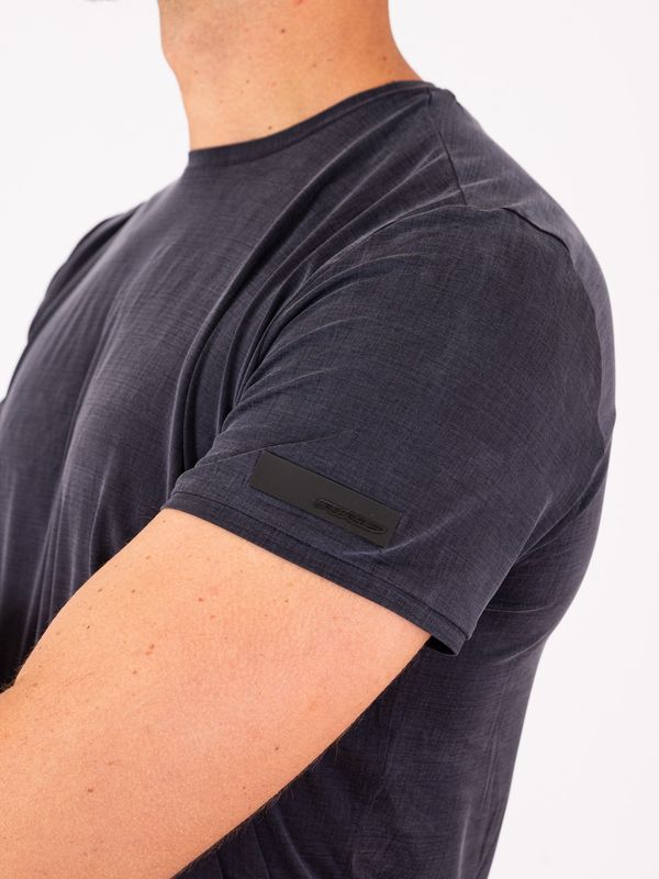 4. T-shirt Cupro uomo RRD dalla texture fluida e setosa Blue Black RRD 26210cuproshirty