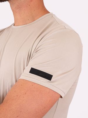 4. T-shirt Cupro uomo RRD dalla texture fluida e setosa Beige Chiaro