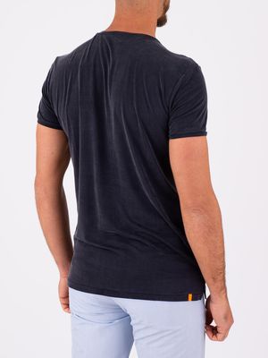 3. T-shirt Cupro uomo RRD dalla texture fluida e setosa Blue Black
