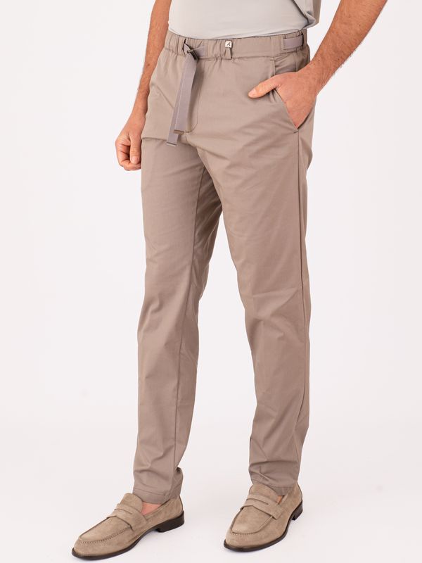 2. Pantalone Uomo Myths in Misto Cotone e Nylon con Vita Elasticizzata Tortora MYTHS 26m16l67