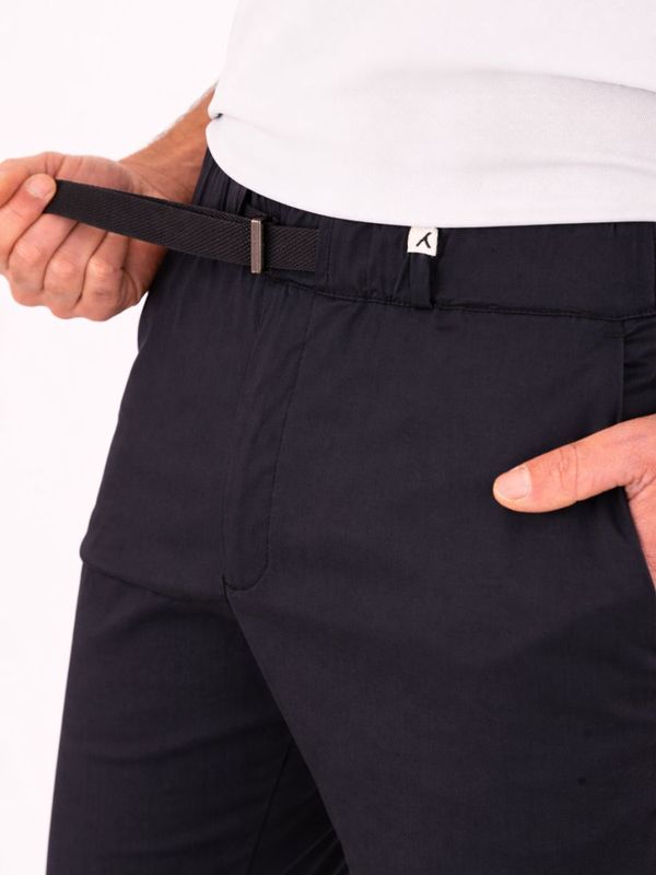 4. Pantalone Uomo Myths in Misto Cotone e Nylon con Vita Elasticizzata Blu MYTHS 26m16l67