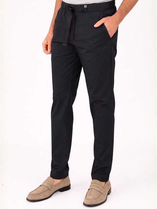 2. Pantalone Uomo Myths in Misto Cotone e Nylon con Vita Elasticizzata Blu MYTHS 26m16l67
