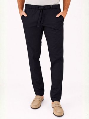 1. Pantalone Uomo Myths in Misto Cotone e Nylon con Vita Elasticizzata Blu