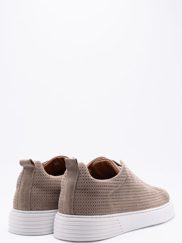 4. Sneakers Uomo Marechiaro 1962 in Camoscio e Tessuto Beige MARECHIARO 1962 3624