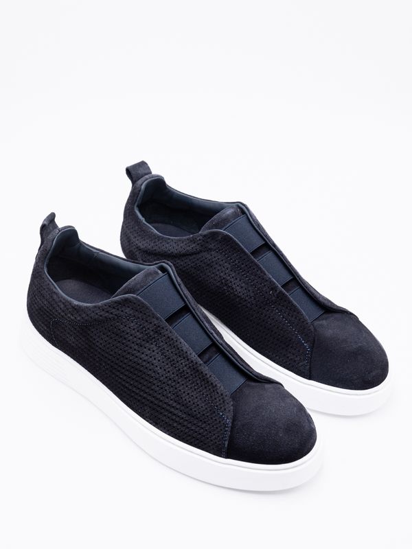 Sneakers Uomo Marechiaro 1962 in Camoscio e Tessuto Blu MARECHIARO 1962