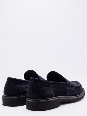 4. Marechiaro 1962 Men's Suede Loafers Blue