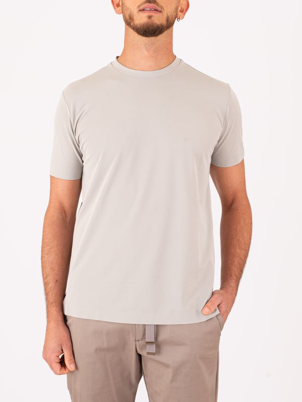 Men's Heskimo T-Shirt in Stretch Technical Nylon Pearl HèSKIMO