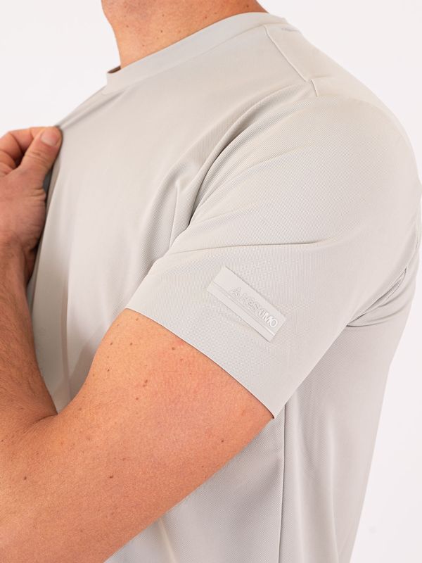 4. T-shirt Heskimo pour homme en nylon technique extensible Perle HèSKIMO he1410004
