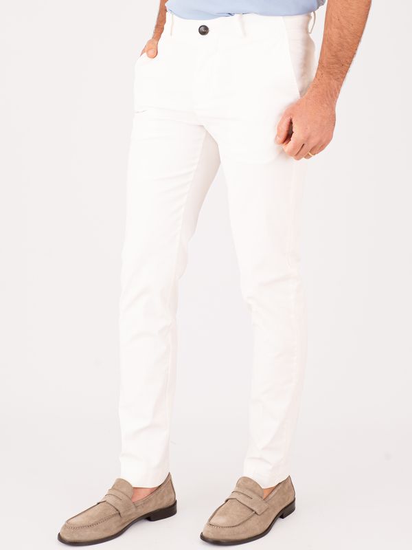 2. RRD Men's Marina Chalk Week End Light Pant in Technical Twill White RRD 26316marinachalkweekendlightpant