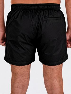3. Costume Boxer Uomo HUGO con Logo Stampato e Coulisse Nero