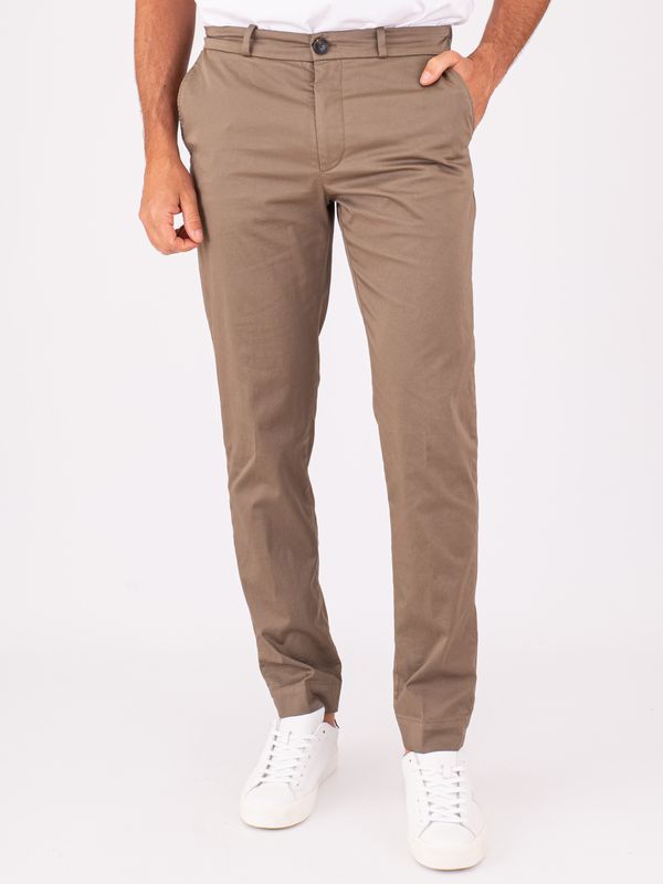 Pantalone Chino Uomo RRD Cottech Jo in Tessuto Tecnico Elasticizzato Tabacco RRD