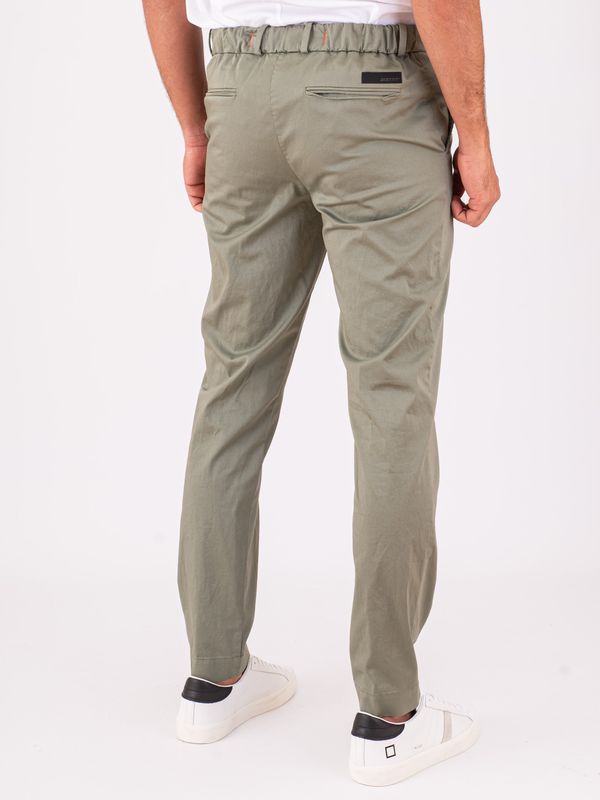 3. RRD Cottech Jo Men's Chino Trousers in Stretch Technical Fabric Green RRD 26327cottechchinojopant