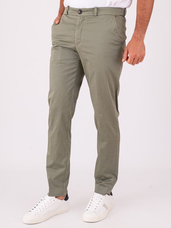 2. RRD Cottech Jo Men's Chino Trousers in Stretch Technical Fabric Green RRD 26327cottechchinojopant