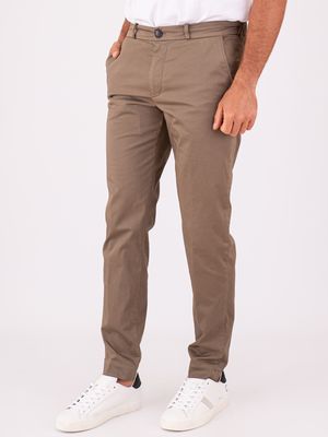 2. RRD Cottech Jo Men's Chino Trousers in Stretch Technical Fabric Tobacco