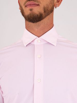 4. Xacus Men's Shirt in Evolution Fit Technical Fabric Rose