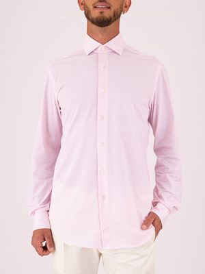 1. Xacus Men's Shirt in Evolution Fit Technical Fabric Rose