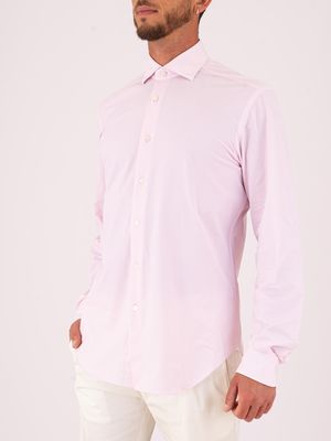 2. Xacus Men's Shirt in Evolution Fit Technical Fabric Rose