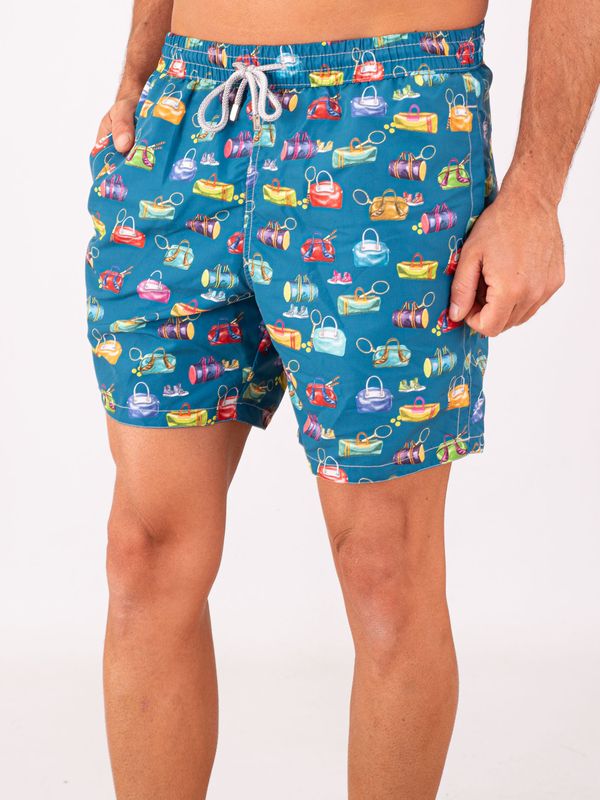 2. Maillot de bain homme Zeybra en tissu technique avec imprimé tennis et voyage Octane ZEYBRA aub622