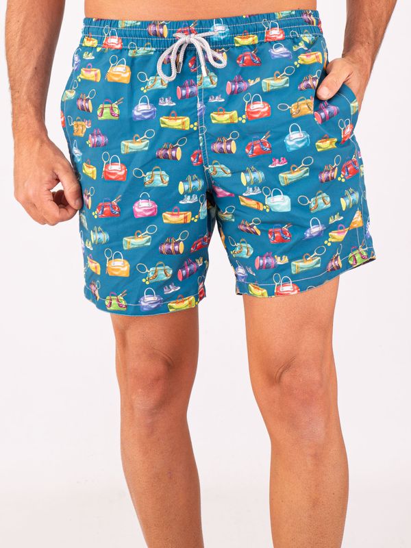 1. Maillot de bain homme Zeybra en tissu technique avec imprimé tennis et voyage Octane ZEYBRA aub622