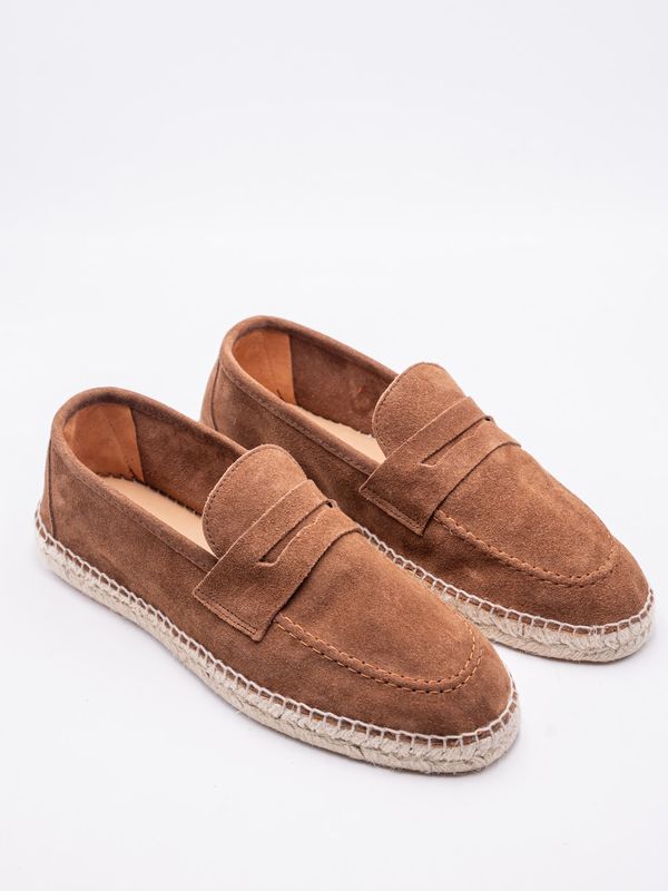 Duke Marechiaro 1962 men's loafer-style suede espadrilles Tobacco MARECHIARO 1962