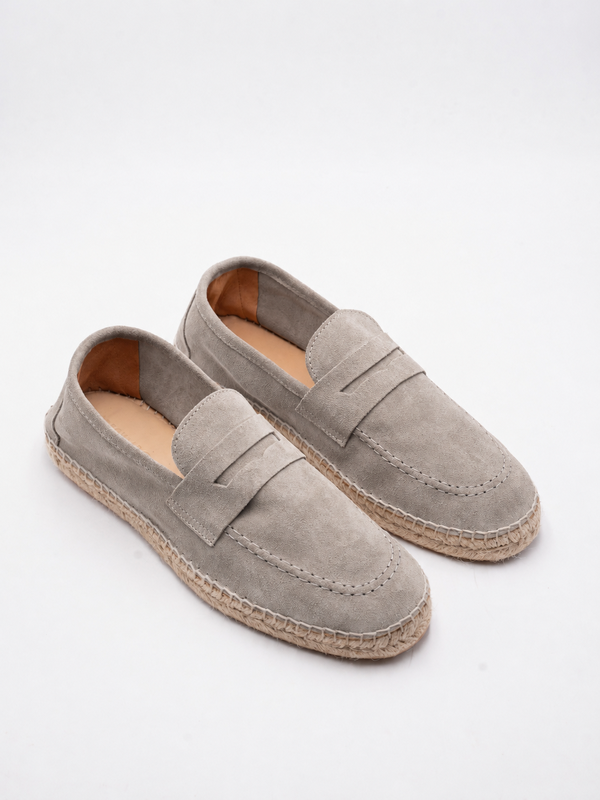 Duke Marechiaro 1962 men's loafer-style suede espadrilles Cream MARECHIARO 1962