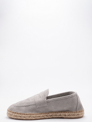 3. Espadrilles homme style mocassin en daim Duke Marechiaro 1962 Crème