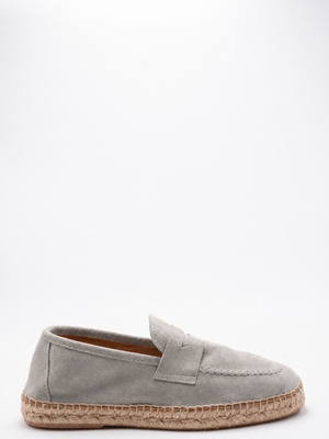 2. Espadrilles homme style mocassin en daim Duke Marechiaro 1962 Crème