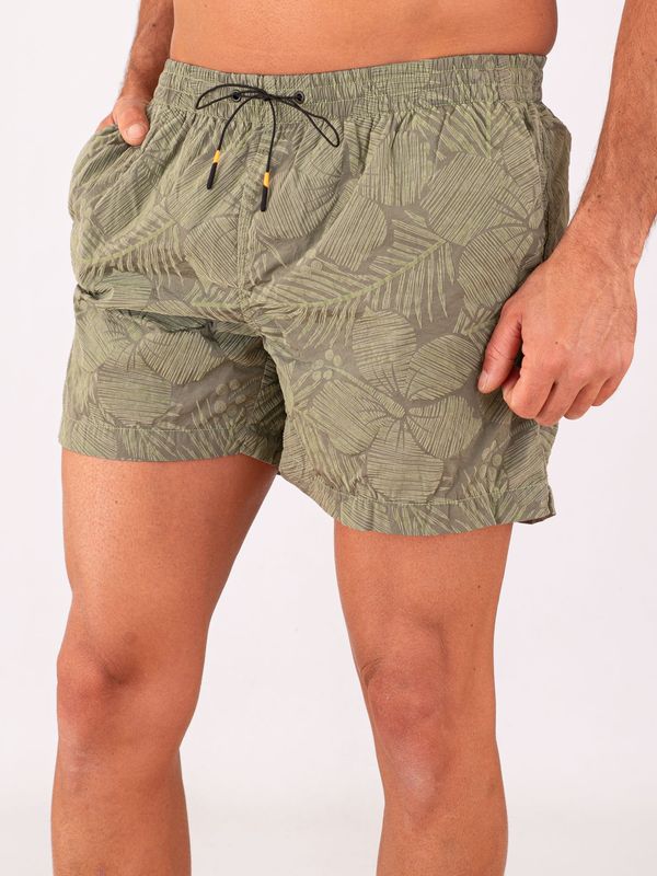 2. Maillot de bain homme Zeybra en tissu technique à imprimé tropical Vert RRD 26351newhiperhibiscustramontanashort