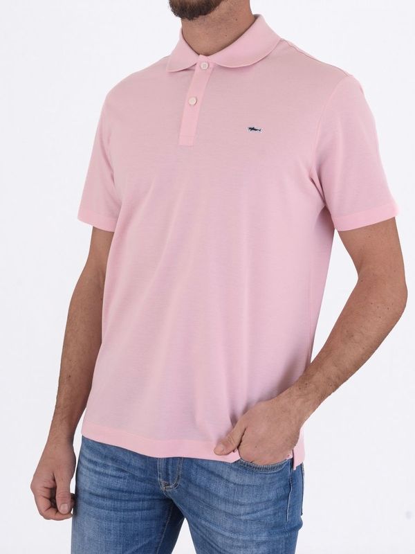 2. Polo Uomo Paul&Shark Maniche Corte in Cotone con Logo Ricamato Rosa PAUL & SHARK 99311001