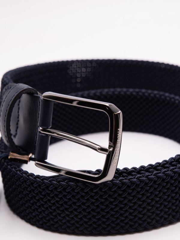 2. Ceinture élastique tressée pour homme Paul&Shark avec boucle en métal Bleu PAUL & SHARK 24416004