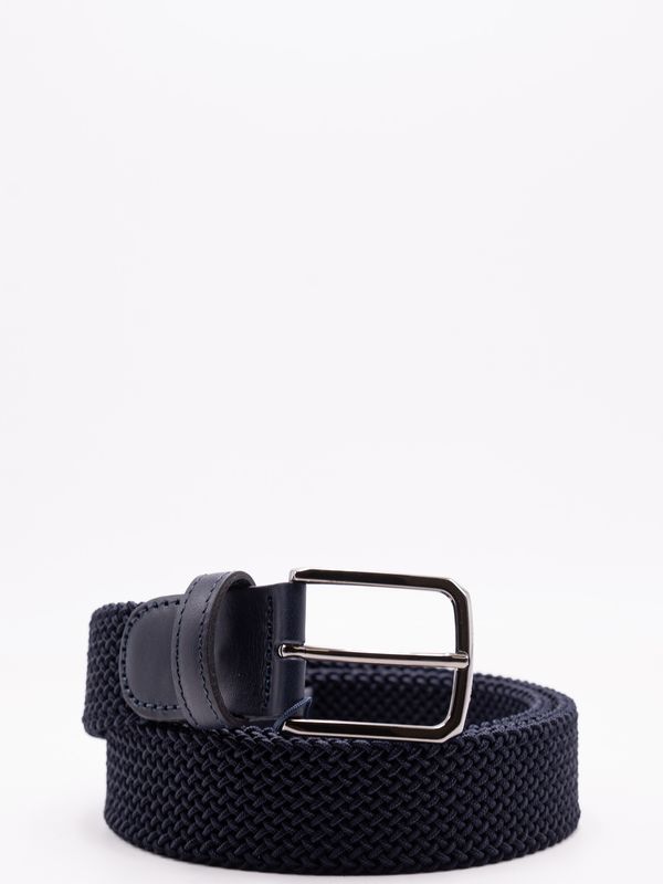 Cintura Uomo Paul&Shark Intrecciata Elasticizzata con Fibbia in Metallo Blu PAUL & SHARK
