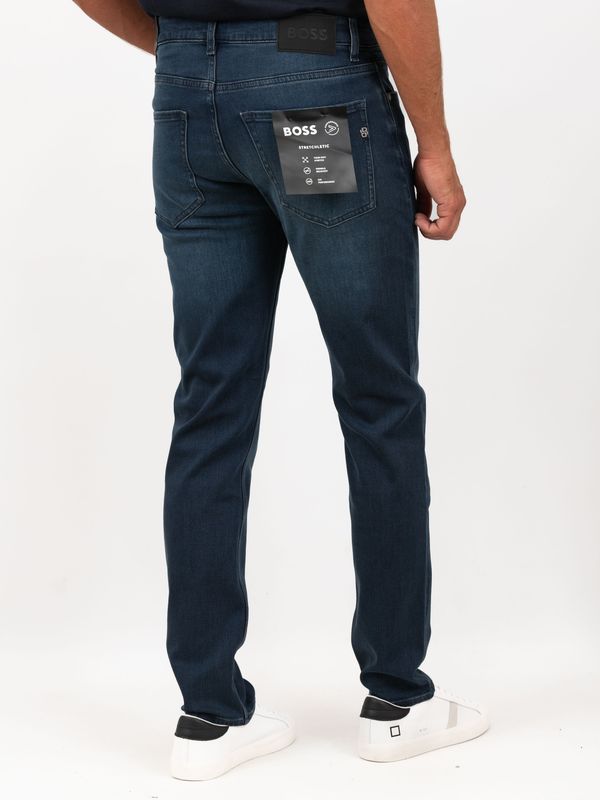3. BOSS Men's Stretchletic Cotton Jeans in Stretch Denim Blue BOSS 50566914