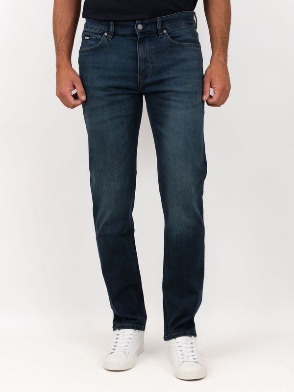 BOSS Men's Stretchletic Cotton Jeans in Stretch Denim Blue BOSS
