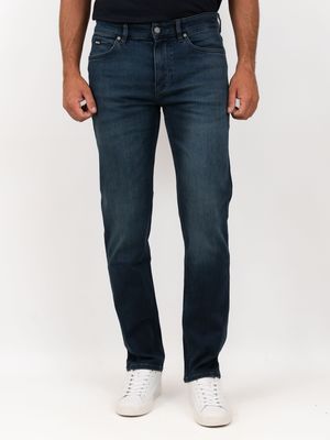 1. BOSS Men's Stretchletic Cotton Jeans in Stretch Denim Blue