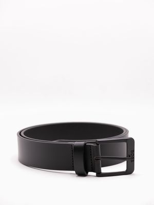 1. BOSS Men's Leather Belt with Logo Buckle Black