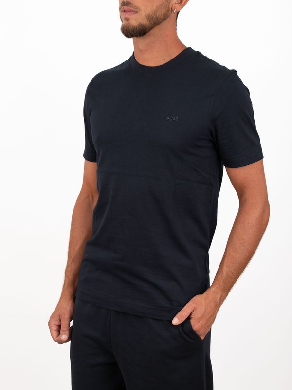 2. BOSS Men's Slim Fit Cotton T-Shirt with Embroidered Logo Blue BOSS 50565995