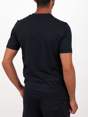 3. BOSS Men's Slim Fit Cotton T-Shirt with Embroidered Logo Blue