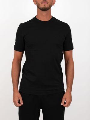1. BOSS Men's Slim Fit Cotton T-Shirt with Embroidered Logo Black