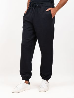 2. BOSS Men's Jogger Pants with Drawstring and Elasticated Hem Blue
